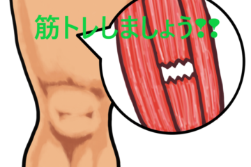 筋トレをしましょう❢❢