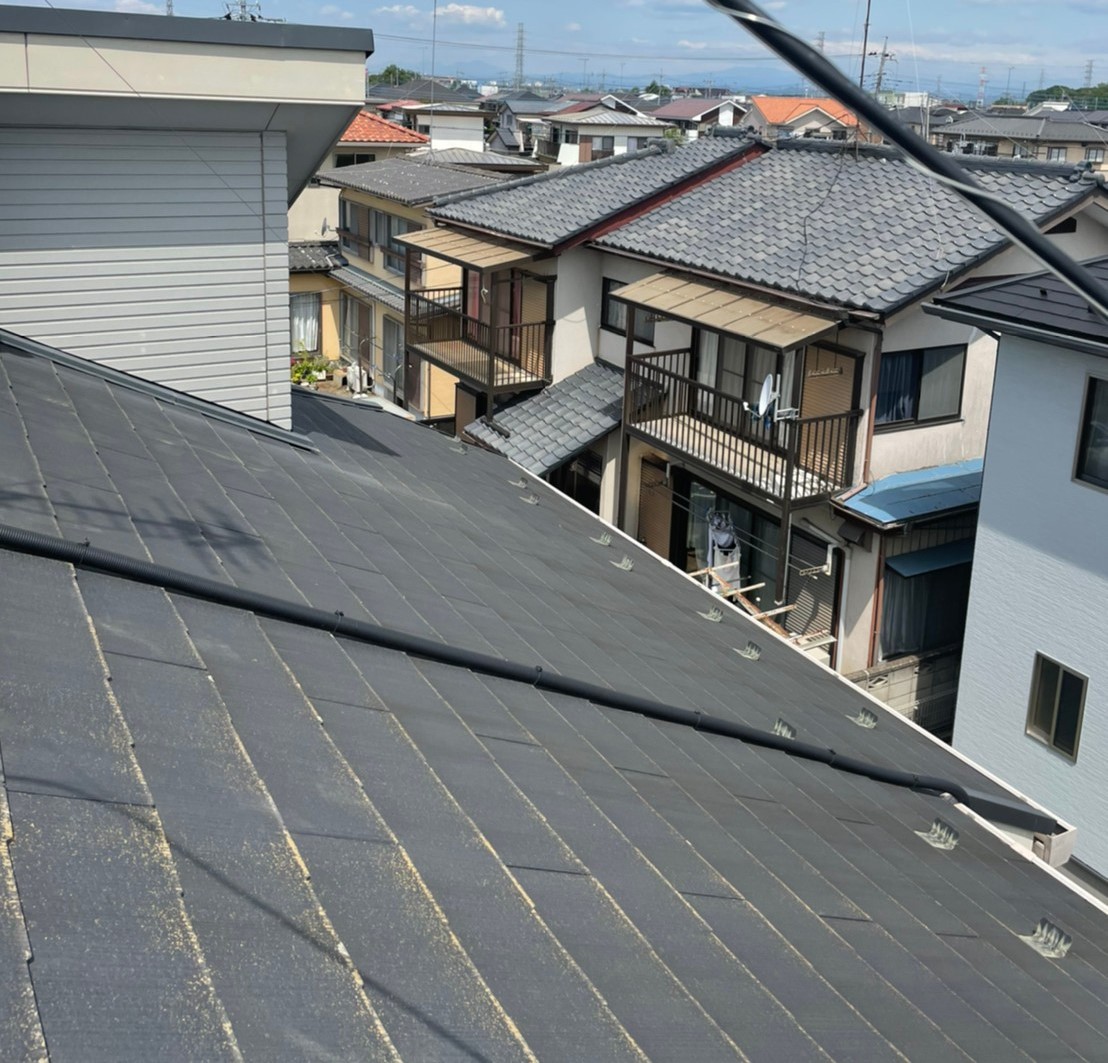茨城県古河市 E様邸 太陽光パネル脱着・屋根塗装・外壁塗装