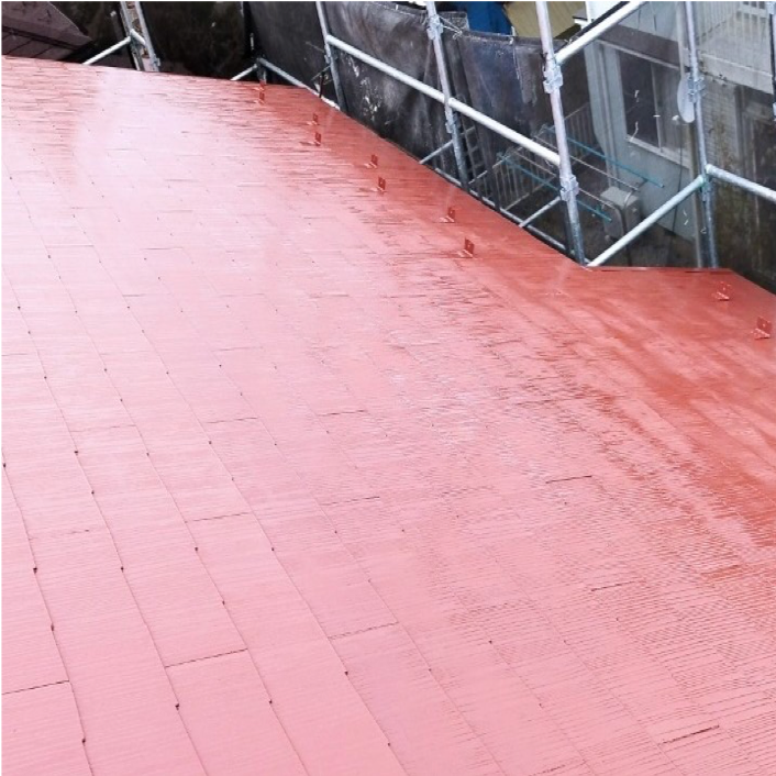 屋根板金交換・屋根塗装(PLレガロルーフ)外壁塗装工事(ロックペイントシリコン)